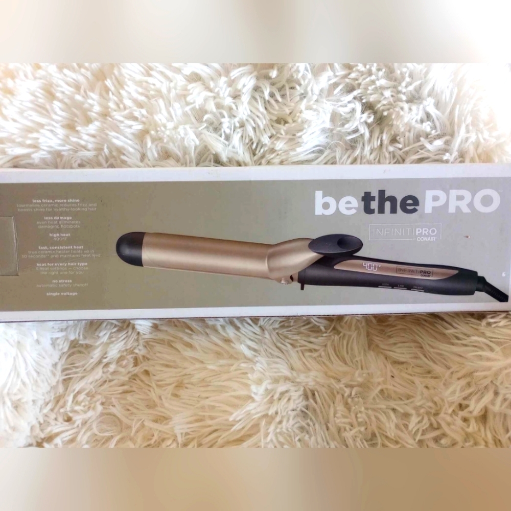 INFINITIPRO BY CONAIR Tourmaline 1 1/2-Inch Ceramic Curling Iron CD109NN NEW